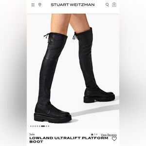 NEW Stuart Weitzman Lowland Platform Boot
